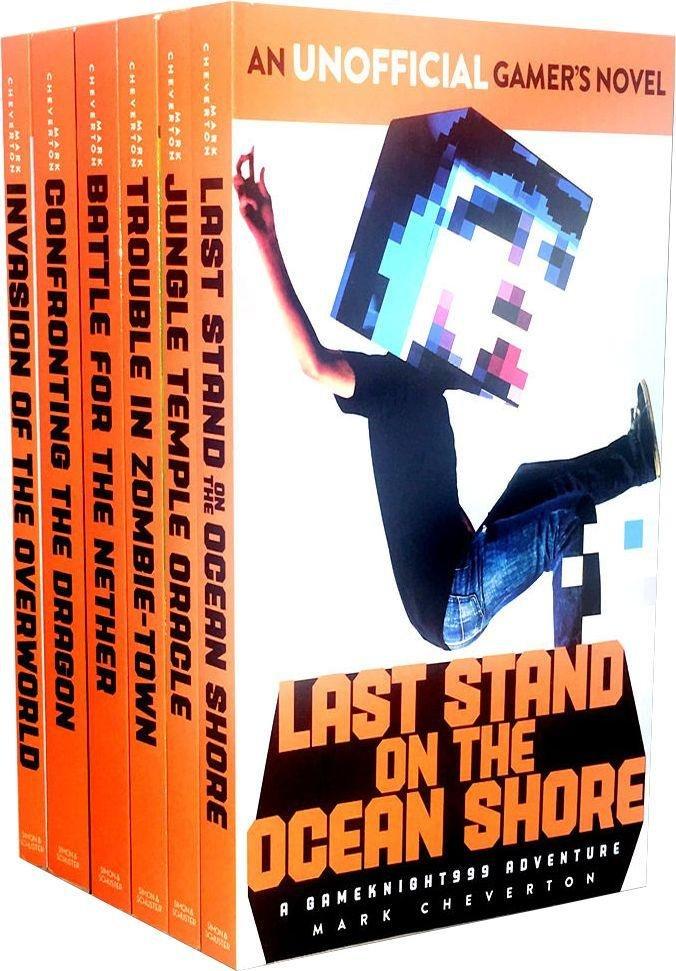 Minecraft Unofficial Gamers Novel 6 Books Collection Set Ages 9+ Paperback