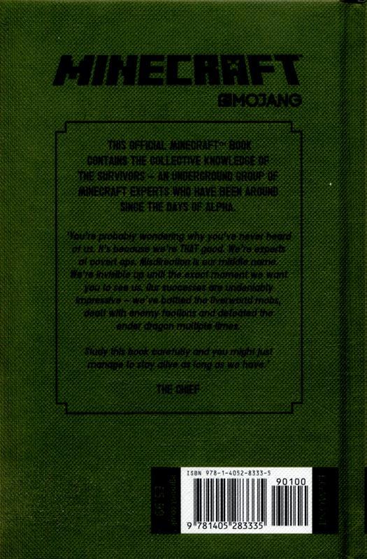 Minecraft The Survivors' Book of Secrets - Age 9+ - Hardback by Mojang 9-14 Egmont