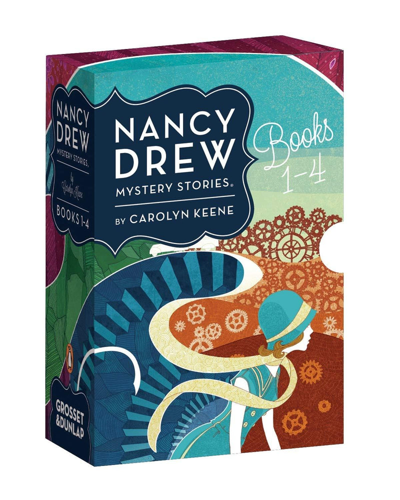 Nancy Drew Mystery Stories Books 1-4 Box Set - Age 9-14 - Hardback by Carolyn Keene 9-14 Penguin Books