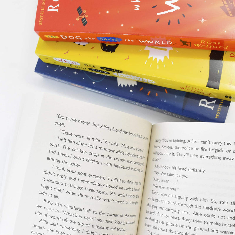 Ross Welford the Dog Who Saved The World 4 Book Collection - Ages 9-14 - Paperback 9-14 Harper Collins