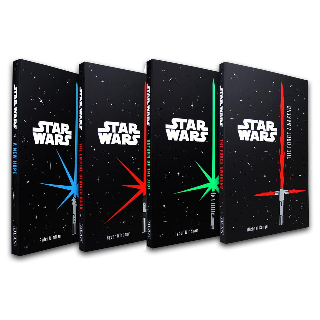 Star Wars 4 Books Set Novel Collection Ryder Windham & Michael Kogge Ages 9 14 Paperback