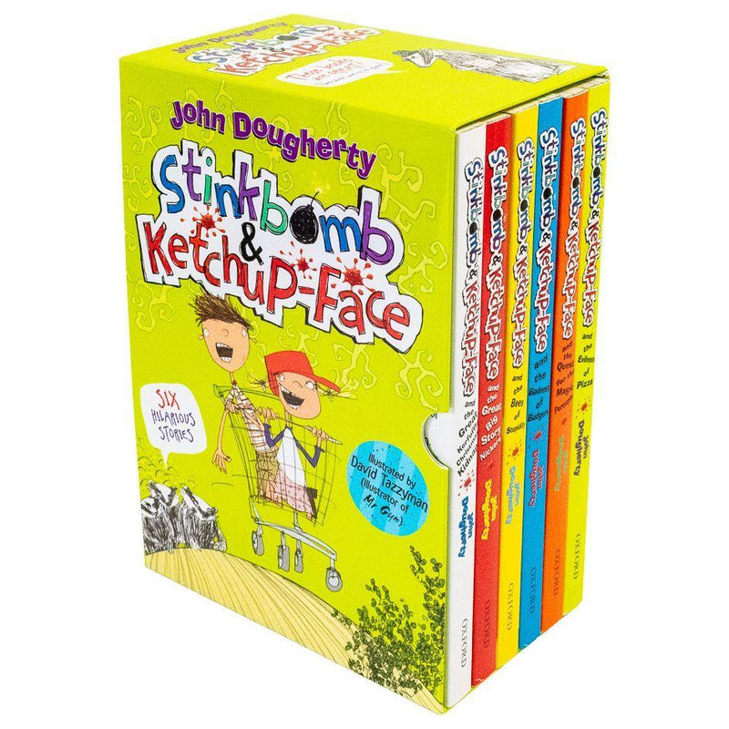 Stinkbomb and Ketchup Face 6 Books - Ages 9-14 - Paperback - John Dougherty 9-14 Oxford
