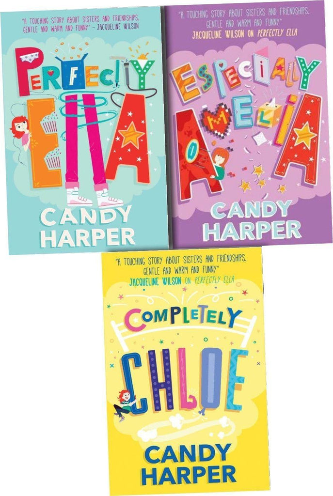 Strawberry Sisters 3 Books Collection Set Ages 9 14 Paperback Candy Harper