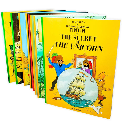The Adventures of Tintin 8 Book Collection - Ages 9-14 - Paperback - Hergé 9-14 Egmont