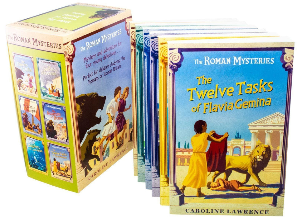The Roman Mysteries 6 Book Collection - Ages 9-14 - Paperback - Caroline Lawrence 9-14 Orion Books