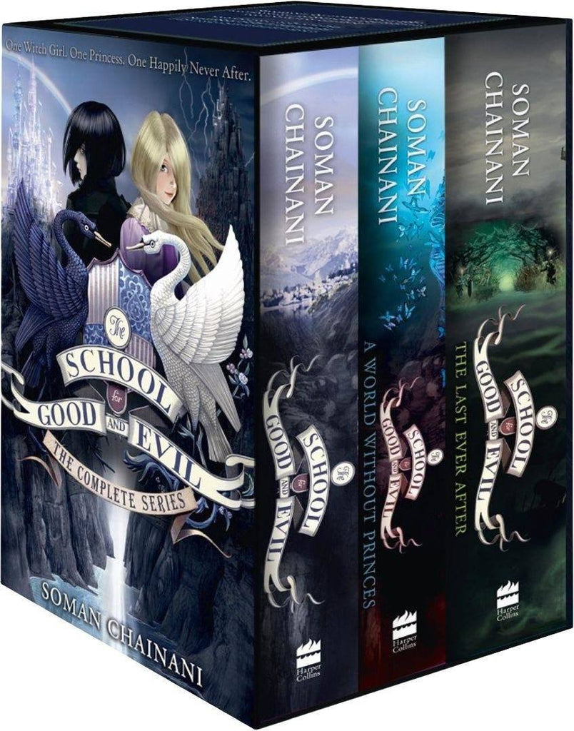 School Good Evil 3 Books Box Set Fantasy Paperback Soman Chainani