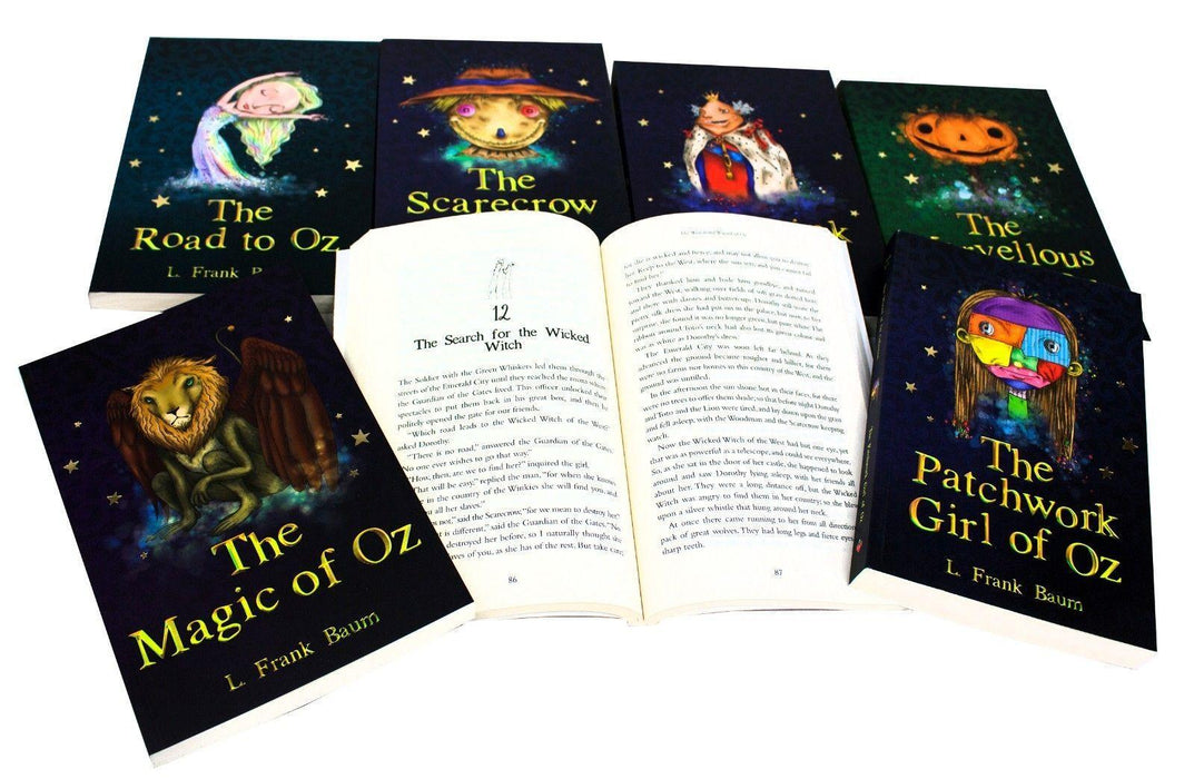 The Wizard of Oz 15 Books Boxed Set - Children's & Young Adult Fiction - Paperback - L. Frank Baum 9-14 Sweet Cherry Publishing