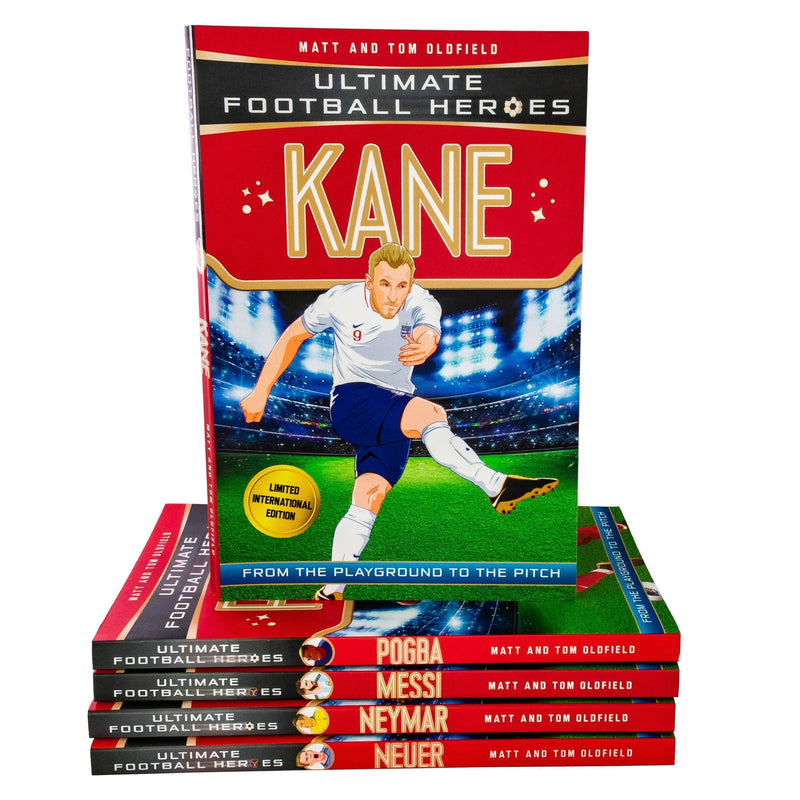 Ultimate Football Heroes Limited International Edition 5 Books - Ages 9-14 - Paperback - Matt & Tom Oldfield 9-14 Bonnier Publishing
