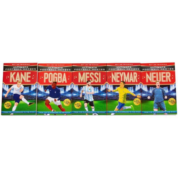 Ultimate Football Heroes Limited International Edition 5 Books - Ages 9-14 - Paperback - Matt & Tom Oldfield 9-14 Bonnier Publishing
