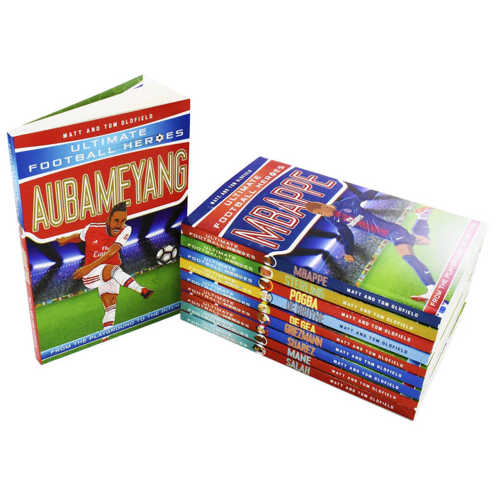 Ultimate Football Heroes Series 2 - 10 Books Collection - Ages 9-14 - Paperback - Tom Oldfield 9-14 Dino Books