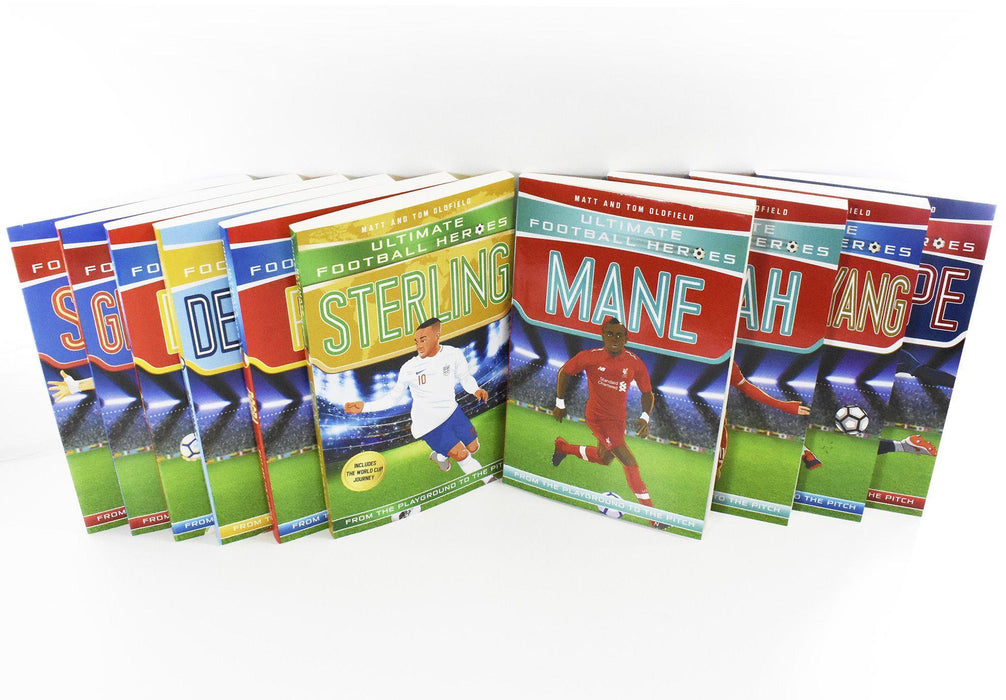 Ultimate Football Heroes Series 2 - 10 Books Collection - Ages 9-14 - Paperback - Tom Oldfield 9-14 Dino Books