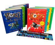 Worst Witch 8 Books + Wand Pen - Ages 9-14 - Paperback - Jill Murphy 9-14 Puffin