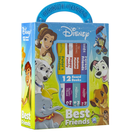 My First Library Disney Best Friends Lion King, Moana, and more 12 Board Books By Disney - Age 0-5 0-5 P I Kids