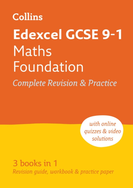 Edexcel GCSE 9-1 Maths Foundation All-in-One Complete Revision and Practice: Ideal for Home Learning, 2022 and 2023 Exams Extended Range HarperCollins Publishers