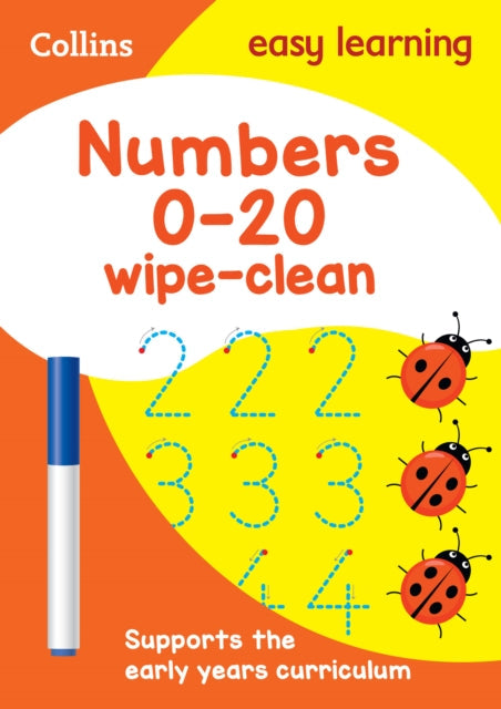 Numbers 0-20 Age 3-5 Wipe Clean Activity Book: Ideal for Home Learning Extended Range HarperCollins Publishers
