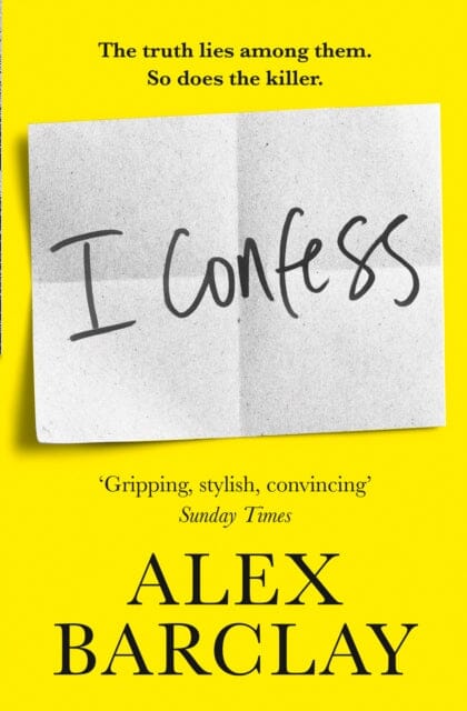 I Confess by Alex Barclay Extended Range HarperCollins Publishers
