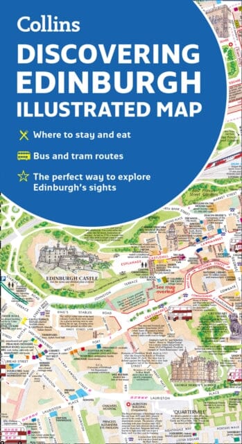 Discovering Edinburgh Illustrated Map: Ideal for Exploring by Dominic Beddow Extended Range HarperCollins Publishers