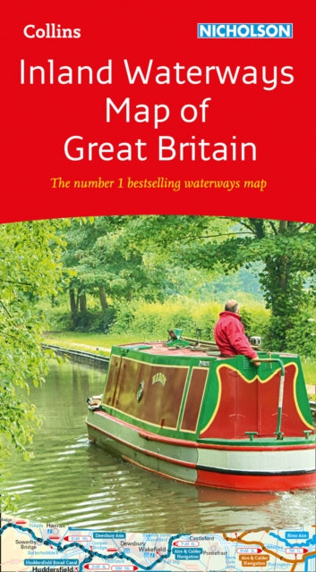 Collins Nicholson Inland Waterways Map of Great Britain: For Everyone with an Interest in Britain's Canals and Rivers Extended Range HarperCollins Publishers
