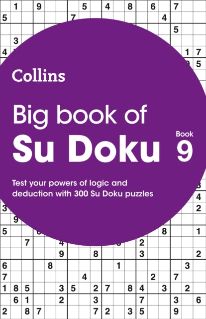 Big Book of Su Doku 9 by Collins Puzzles Extended Range HarperCollins Publishers