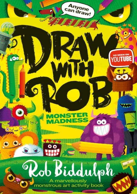 Draw With Rob: Monster Madness by Rob Biddulph Extended Range HarperCollins Publishers