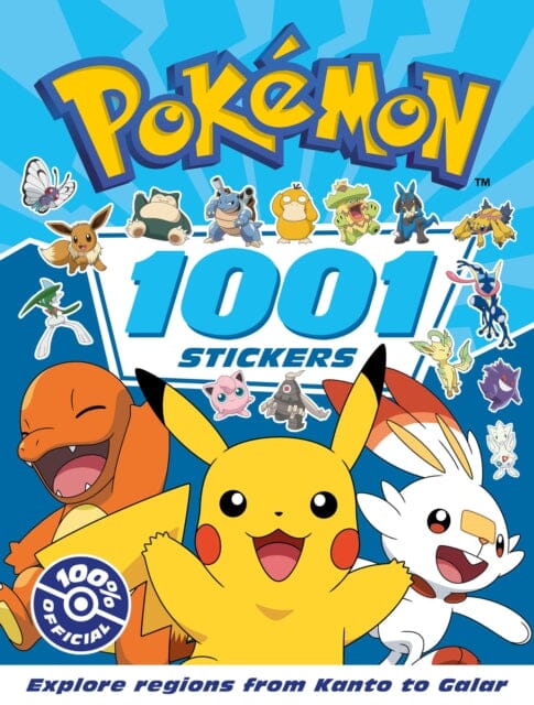Pokemon: 1001 Stickers by Pokemon Extended Range HarperCollins Publishers