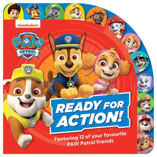 PAW Patrol Ready for Action! Tabbed Board Book by Paw Patrol Extended Range HarperCollins Publishers