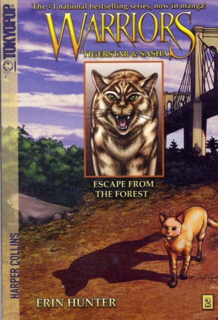 Warriors Manga: Tigerstar and Sasha #2: Escape from the Forest by Erin Hunter Extended Range HarperCollins Publishers Inc