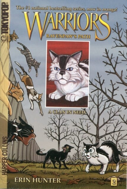 Warriors Manga: Ravenpaw's Path #2: A Clan in Need by Erin Hunter Extended Range HarperCollins Publishers Inc
