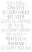 On the Shortness of Life by Seneca Extended Range Penguin Books Ltd
