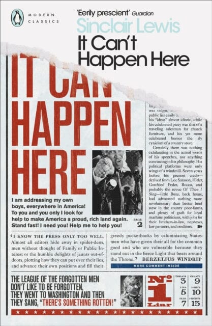 It Can't Happen Here by Sinclair Lewis Extended Range Penguin Books Ltd