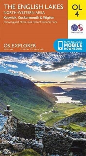 The English Lakes - North-Western Area: Keswick, Cockermouth & Wigton Extended Range Ordnance Survey