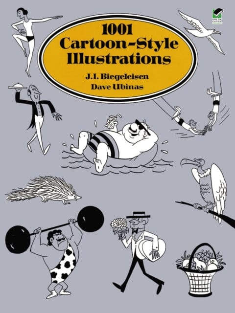 1001 Cartoon-style Illustrations by J.I. Biegeleisen Extended Range Dover Publications Inc.