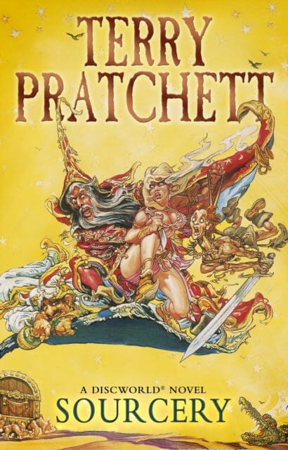 Sourcery : (Discworld Novel 5) by Terry Pratchett Extended Range Transworld Publishers Ltd