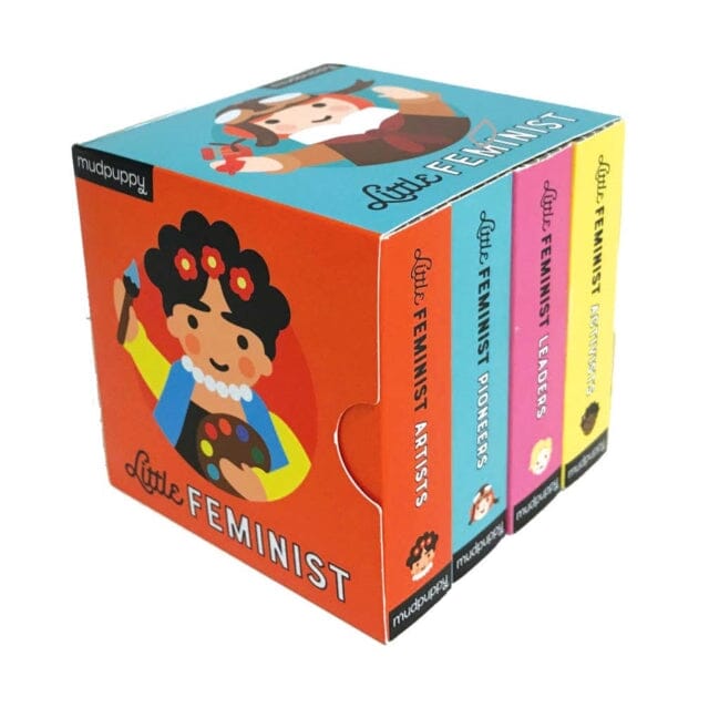 Little Feminist Board Book Set by Emily Kleinman Extended Range Galison