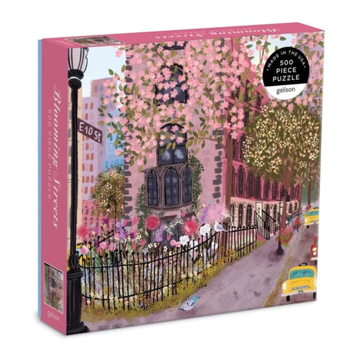 Blooming Streets 500 Piece Puzzle by Galison Extended Range Galison