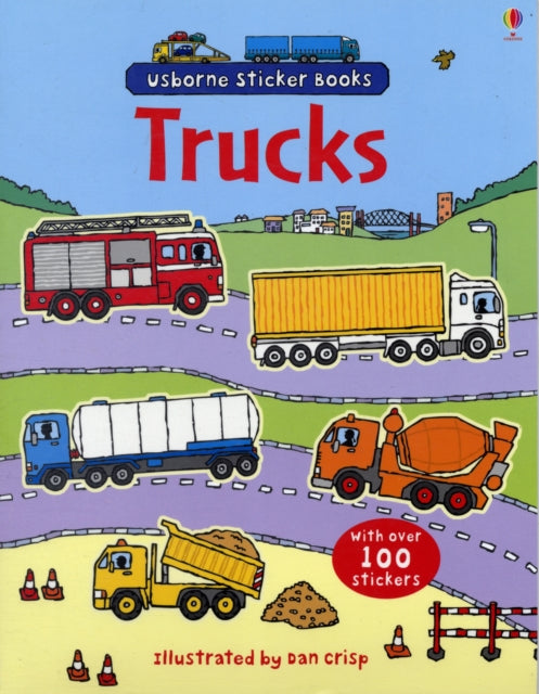 First Sticker Book Trucks by Sam Taplin Extended Range Usborne Publishing Ltd