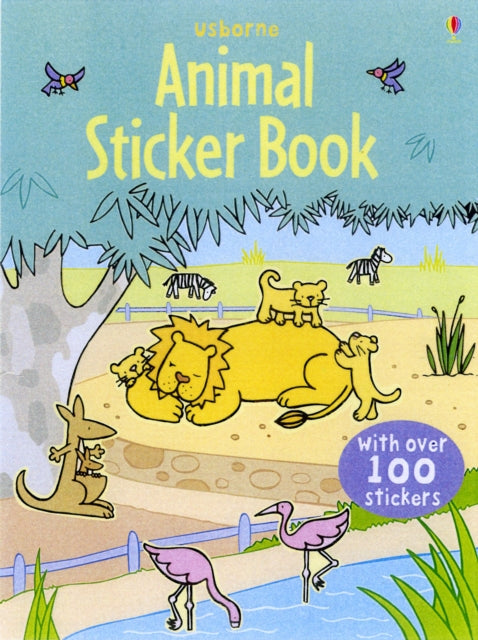 First Sticker Book Animals by Jessica Greenwell Extended Range Usborne Publishing Ltd