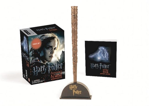 Harry Potter Hermione's Wand with Sticker Kit: Lights Up! by Running Press Extended Range Running Press