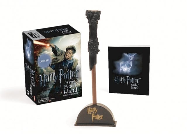 Harry Potter Wizard's Wand with Sticker Book: Lights Up! by Running Press Extended Range Running Press