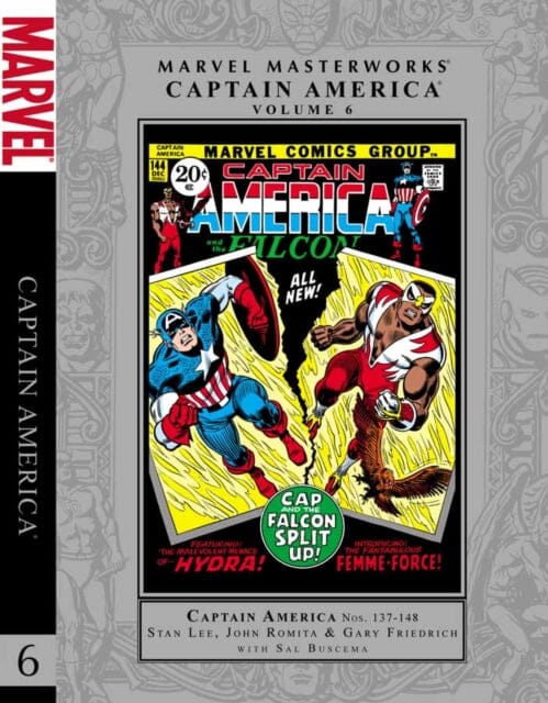 Marvel Masterworks: Captain America Vol. 6 by Stan Lee Extended Range Marvel Comics
