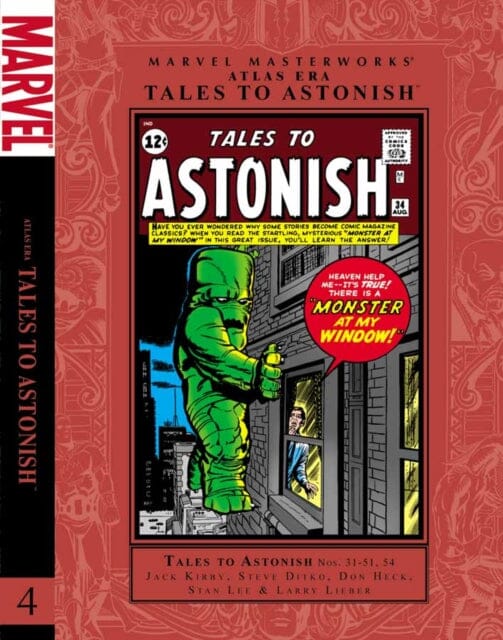 Marvel Masterworks: Atlas Era Tales To Astonish Vol. 4 by Stan Lee Extended Range Marvel Comics