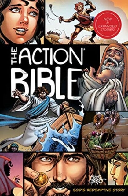 The Action Bible: God's Redemptive Story by Sergio Cariello Extended Range David C Cook Publishing Company