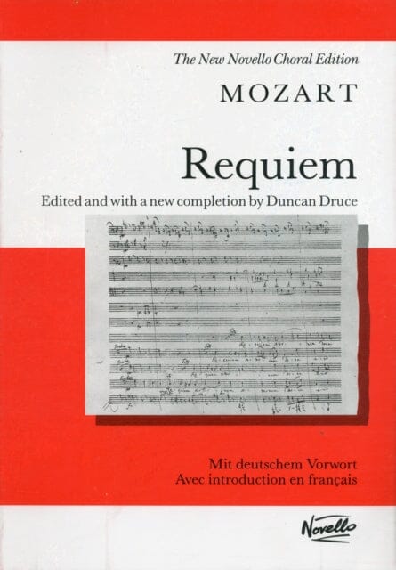Requiem K.626 by Wolfgang Amadeus Mozart Extended Range Novello & Co Ltd
