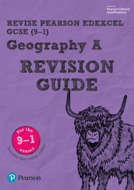 Pearson REVISE Edexcel GCSE (9-1) Geography A Revision Guide: for home learning, 2022 and 2023 assessments and exams by Michael Chiles Extended Range Pearson Education Limited