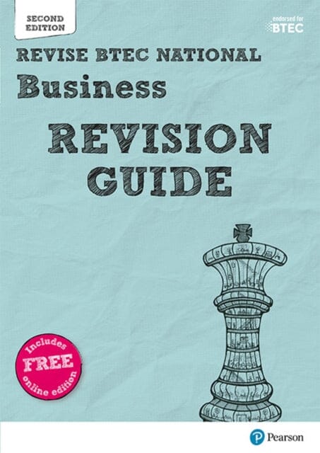 Pearson REVISE BTEC National Business Revision Guide: for home learning, 2022 and 2023 assessments and exams by Diane Sutherland Extended Range Pearson Education Limited