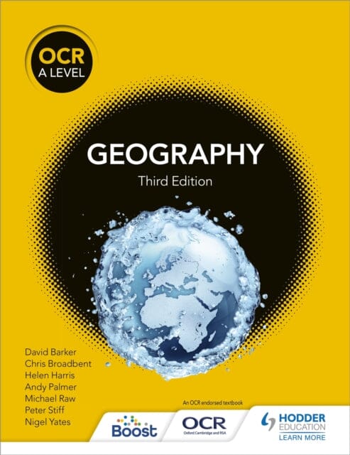 OCR A Level Geography Third Edition by David Barker Extended Range Hodder Education