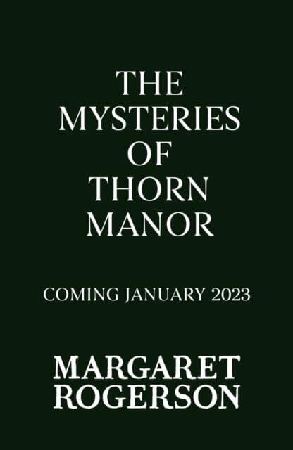 Mysteries of Thorn Manor Extended Range Simon & Schuster Ltd
