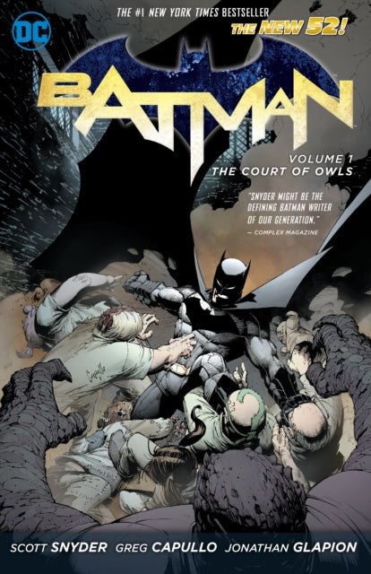 Batman Vol. 1: The Court of Owls (The New 52) by Scott Snyder Extended Range DC Comics