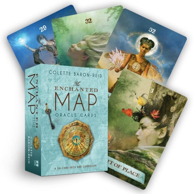 The Enchanted Map Oracle Cards: A 54-Card Deck and Guidebook by Colette Baron-Reid Extended Range Hay House Inc
