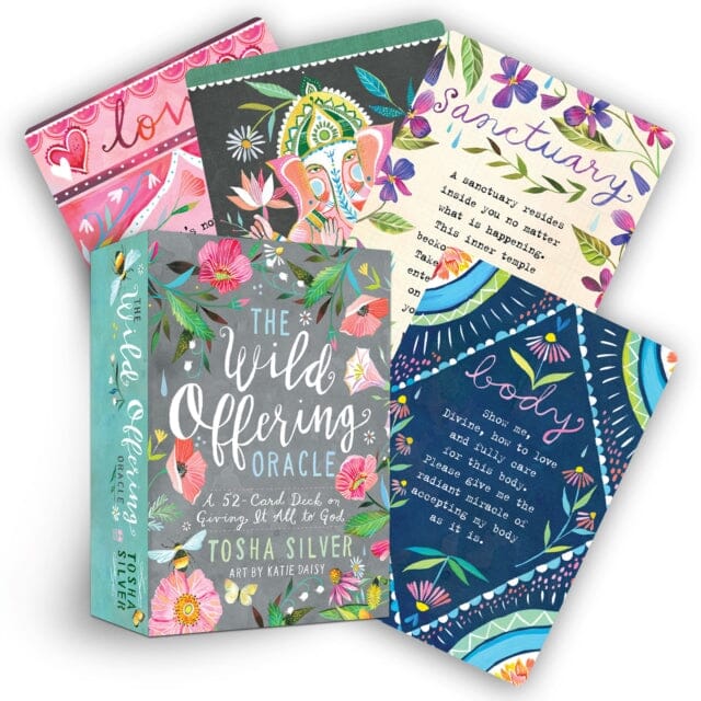 The Wild Offering Oracle: A 52-Card Deck on Giving It All to God by Tosha Silver Extended Range Hay House Inc